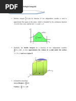 Lecture Notes (Chapter 2.1 Double Integral)