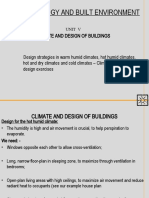 Climatology and Built Environment: Climate and Design of Buildings