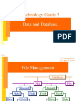 Technology Guide 3: Data and Database