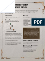 CHAMPIONSHIP FORMAT RULES