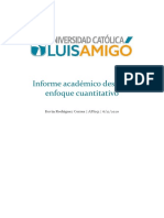 Informe Académico Desde El Enfoque Cuantitativo