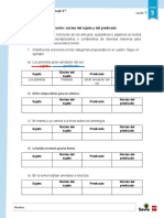 Nucleo Del Sujeto y Del Predicado