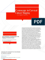 Role Cystoscopy Cervical Staging