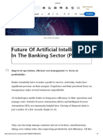 Future of Artificial Intelligence in The Banking Sector (Part-2)