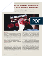 Aplicación de Los Modelos Matemáticos Microbianos en La Industria Alimentaria