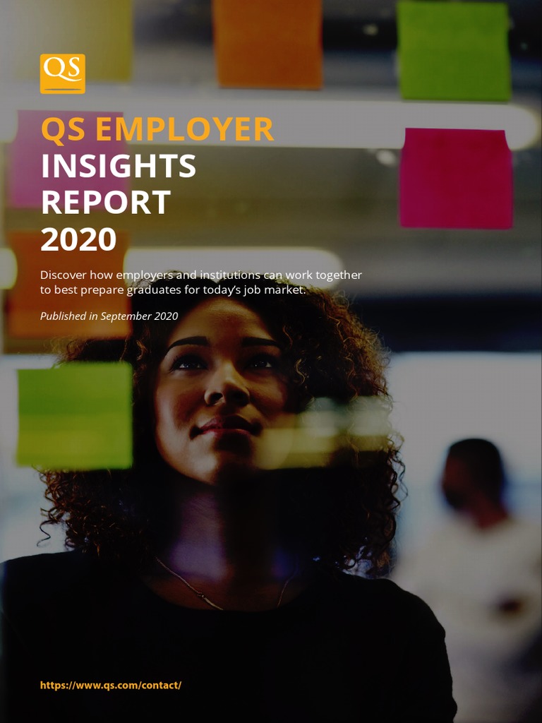 QS Employer Insights Report PDF | PDF | Recruitment | Master Of ...