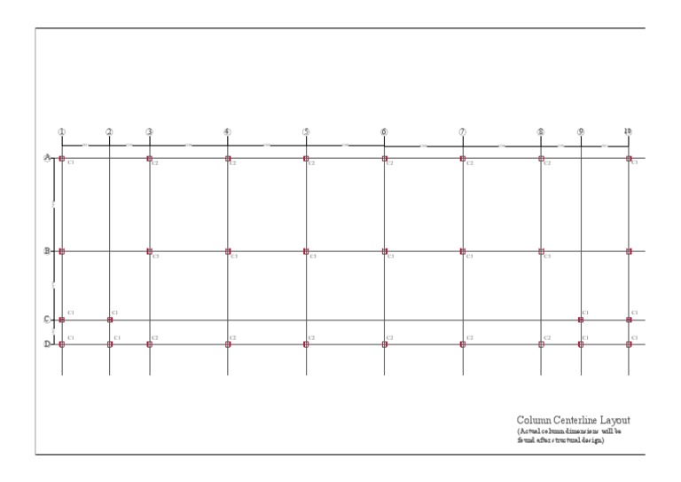 Column Center Line PDF PDF
