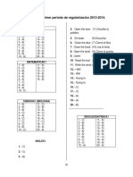 CLAVE DEL PRIMER PERIODO DE REGULARIZACION 13-14