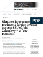 Home Home Ukraine Ukraine International International Russian Aggression Russian Aggression More More About Us About Us