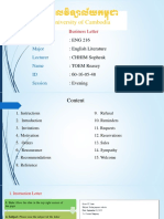 The University of Cambodia: Subject Major Lecturer Name ID Session