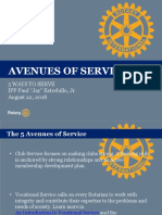 5 Avenues of Service