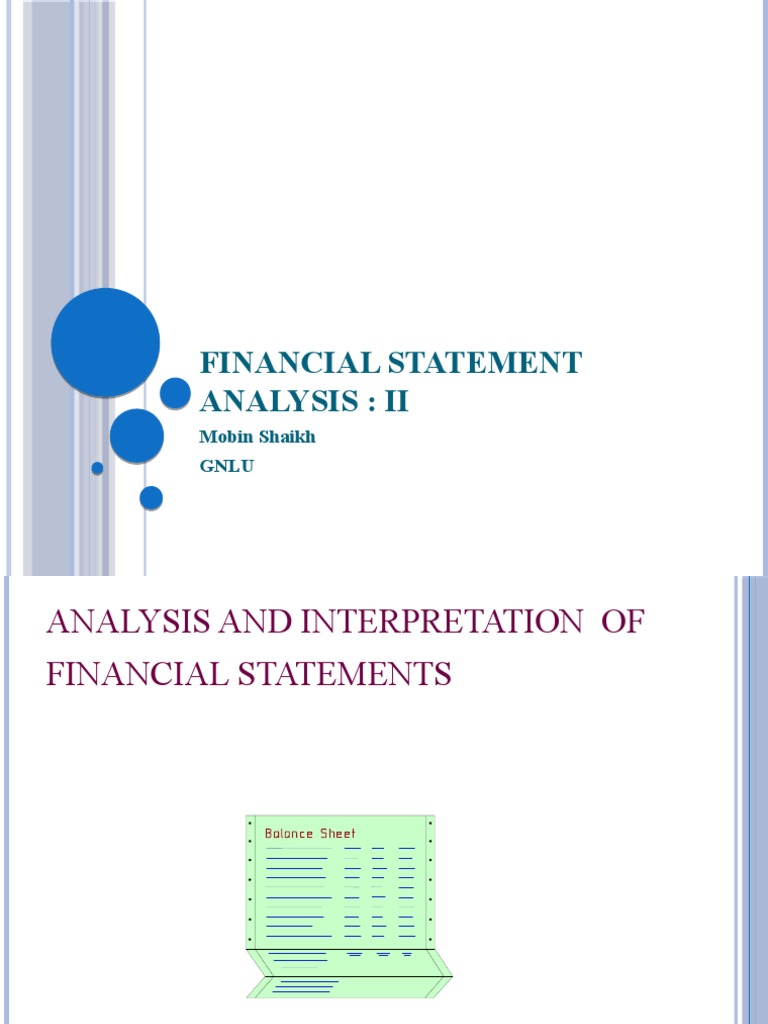 Financial Statement Analysis Methods | PDF | Balance Sheet | Net Income