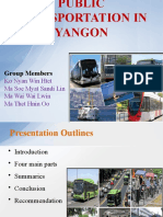 Public Transportation in Yangon (6-11-18 Final)