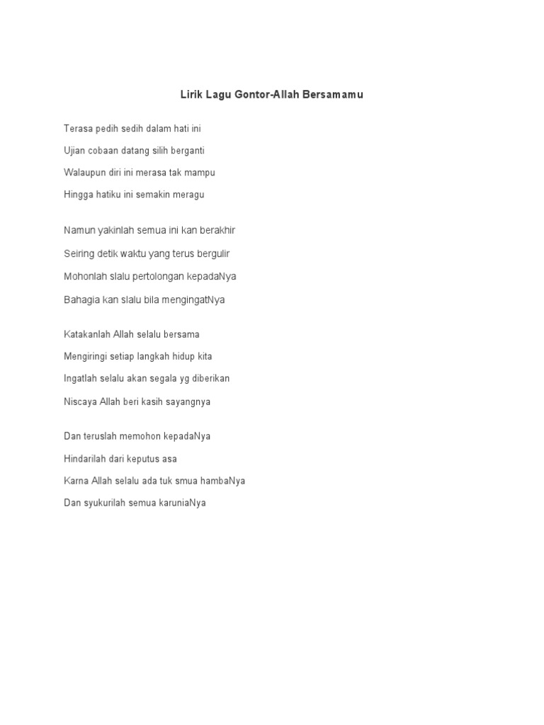 Lirik Lagu Api Kita Sudah Menyala