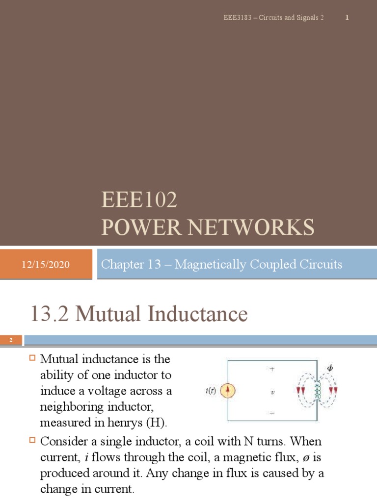 Dot Convention in Coupled Circuits | PDF | Inductance | Inductor
