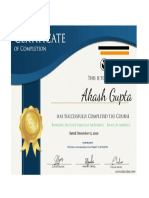 My eduCBA Certificate