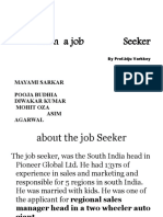 Note From A Job Seeker: Mayami Sarkar Pooja Budhia Diwakar Kumar Mohit Oza Asim Agarwal