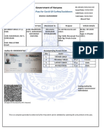 Government of Haryana: Movement Pass For Covid-19 Curfew/Lockdown