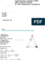 Determine A Medida Do Angulo X