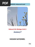 Hasan Sayginel: Edexcel IAL Biology Unit 4