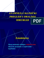 OH1 - Uvodna Vjezba 1 - Anamneza I Klinicki Pregled