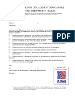 15 12 2020 Attestation de Deplacement Derogatoire