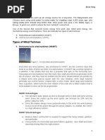 Wind Turbine: 1. Horizontal-Axis Wind Turbines (HAWT)