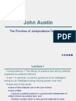 John Austin: The Province of Jurisprudence Determined