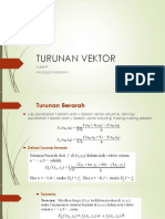 Kuliah 9 Turunan Vektor PDF