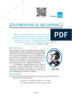 Class 11 Maths NCERT Textbook Chapter 14 Mathematical Reasoning