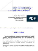 Sensor Arrays For Liquid Sensing (Electronic Tongue Systems)