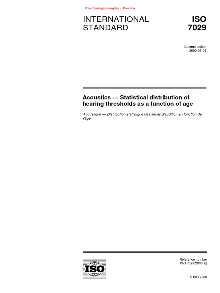 Iso 7029 2000 FR PDF | PDF | International Organization For ...
