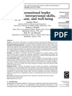 Q2-Transformational Leader Attributes - Interpersonal Skills - Engagement - and Well-Being