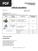 Official Quotation: Picture Goods Description Accessories FOB Qingdao Port Price (USD)