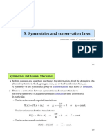 Symmetries and Conservation Laws: Symmetries in Classical Mechanics