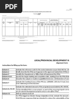 ANNEX A LDIP Alignment Form