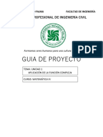 Proyecto Grupal de La Unidad 1 de Matemática Iv PDF