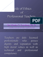 Code of Ethics of Professional Teachers