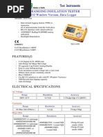 Autoranging Insulation Tester RS-232 Window Version, Data Logger