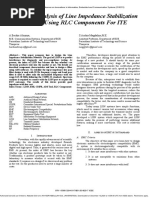 Design & Analysis of Line Impedance Stabilization Network Using RLC Components For ITE PDF