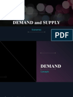 DEMAND and SUPPLY