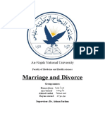Marriage and Divorce: An-Najah National University