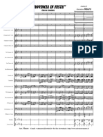 Provincia in Festa (Partitura)