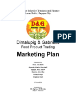 Dimalupig & Gabrielle: Marketing Plan