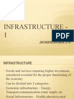 Infrastructure - 1: Jayakrishnan S R