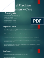 Standard Machine Corporation - Case Analysis: Submitted by Group 10 (B2B - 1)