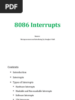 8086 Microprocessor - Interrupts