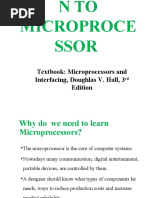 Introduction To Microprocessor