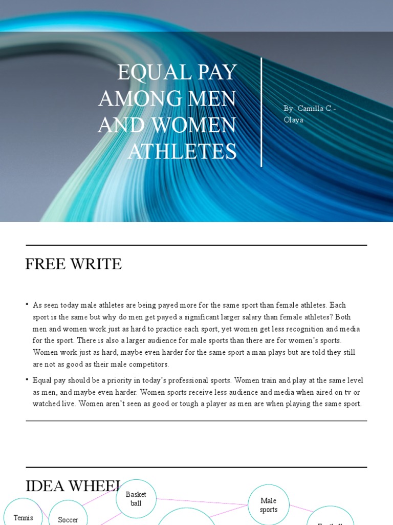 Research Paper | PDF | Equal Pay For Equal Work | Sports