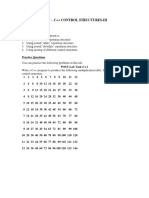 Lab 7 - C++ Control Structures-Iii